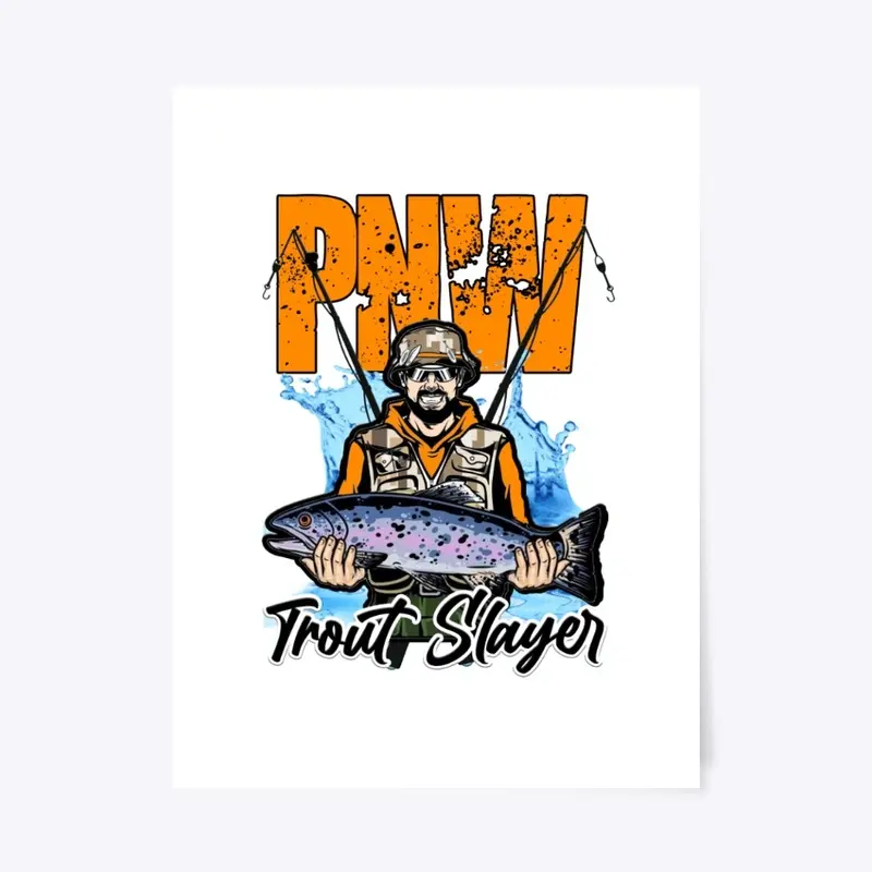 PNW Trout Slayer Home Decor