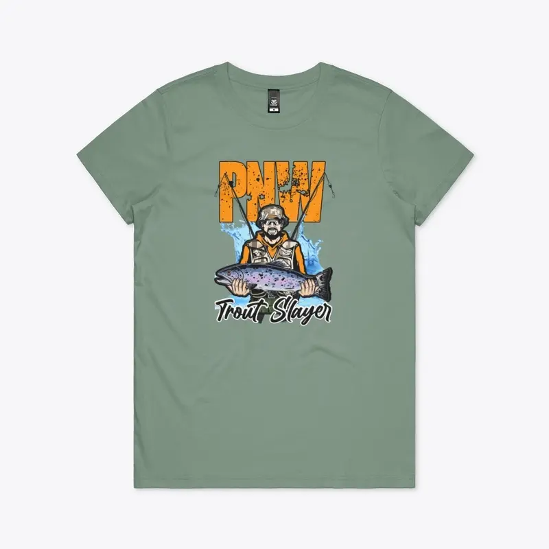 PNW Trout Slayer Woman's Tees Collection