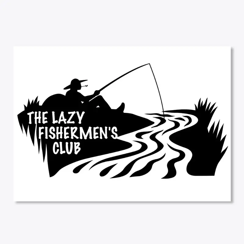 The Lazy Fishermen's Club Stickers