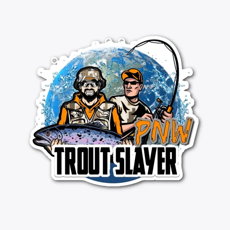 PNWTroutSlayerTeam DieCutSticker